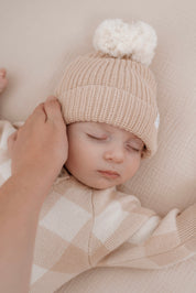 BEANIE GINGHAM