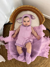 FRILL ROMPER | EASTER (LILY)