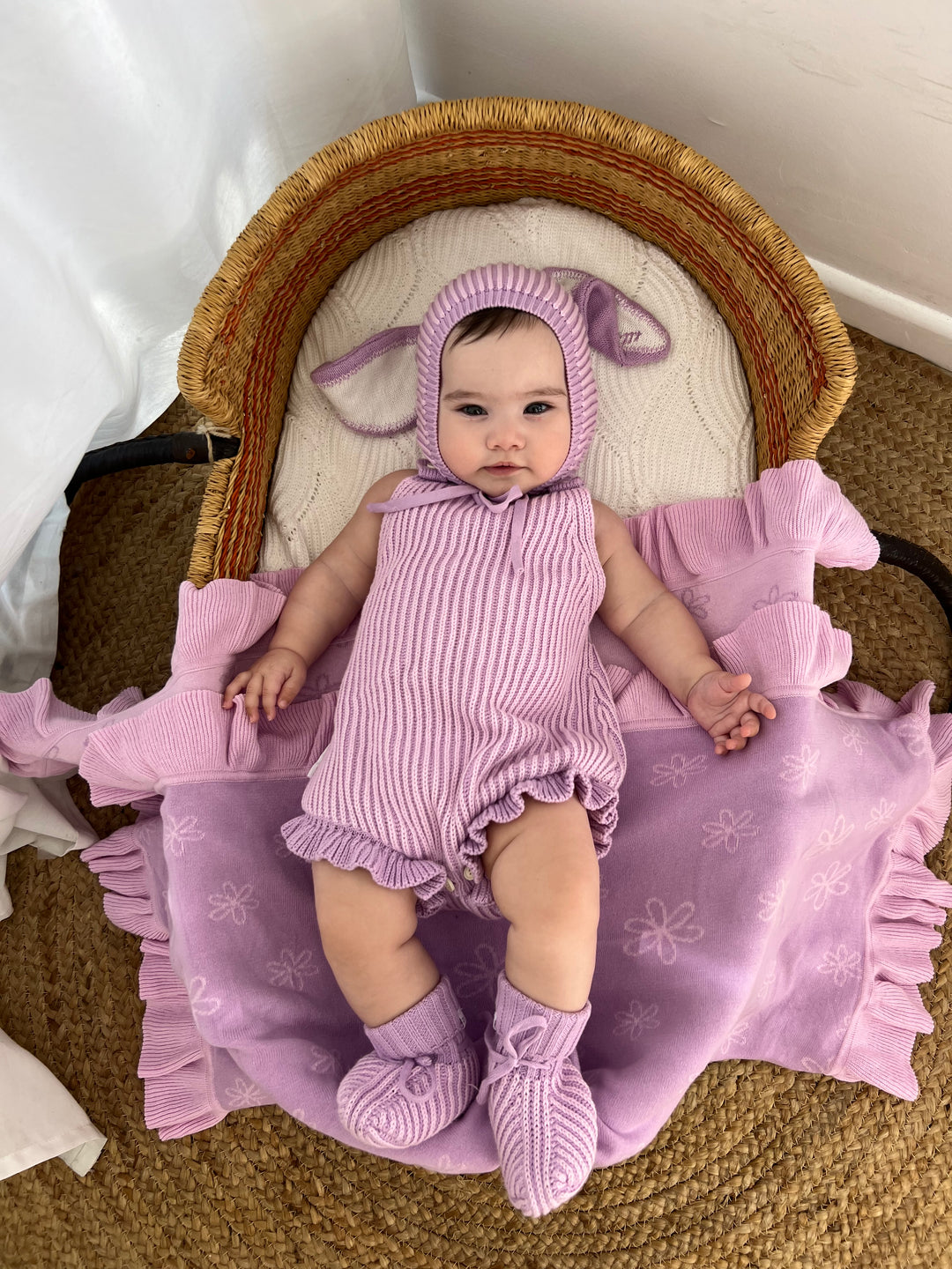 FRILL ROMPER | EASTER (LILY)