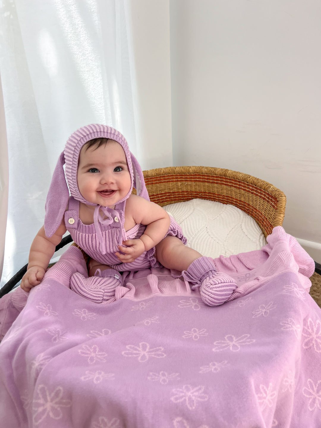 FRILL ROMPER | EASTER (LILY)