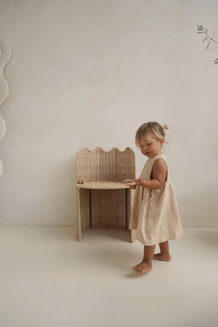 SOFIA DRESS | OATMEAL (KIDS)