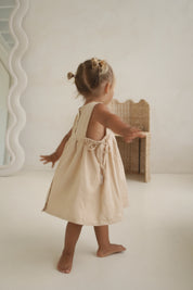 SOFIA DRESS | OATMEAL (KIDS) - LAST SIZES