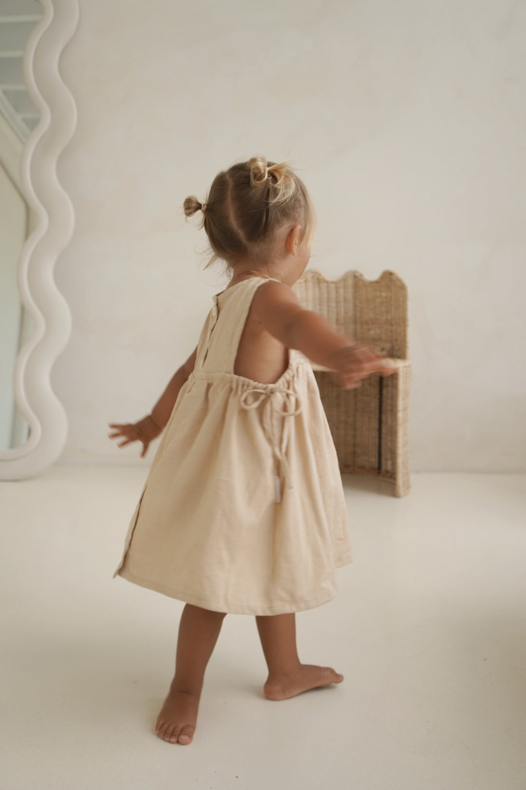 SOFIA DRESS | OATMEAL (KIDS)