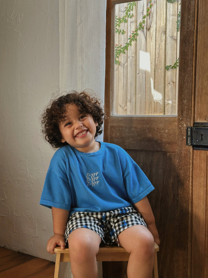 SIGNATURE TEE | COBALT