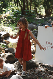 SOFIA DRESS CRIMSON