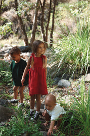 SOFIA DRESS CRIMSON