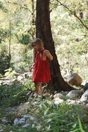 SOFIA DRESS CRIMSON