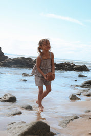 LUCY SINGLET TRUFFLE CHECK