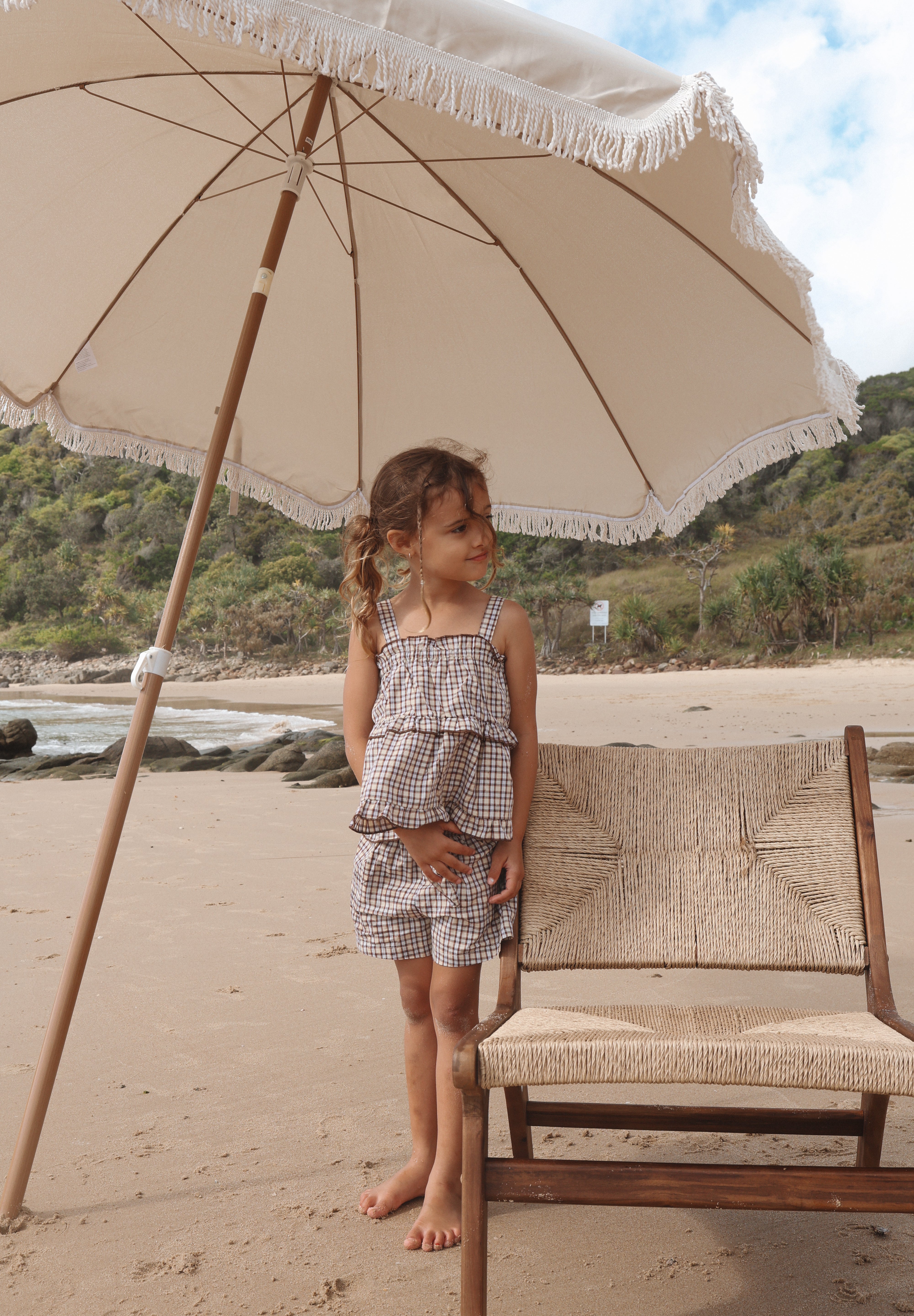 SHORTS TRUFFLE CHECK