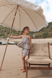 LUCY SINGLET TRUFFLE CHECK