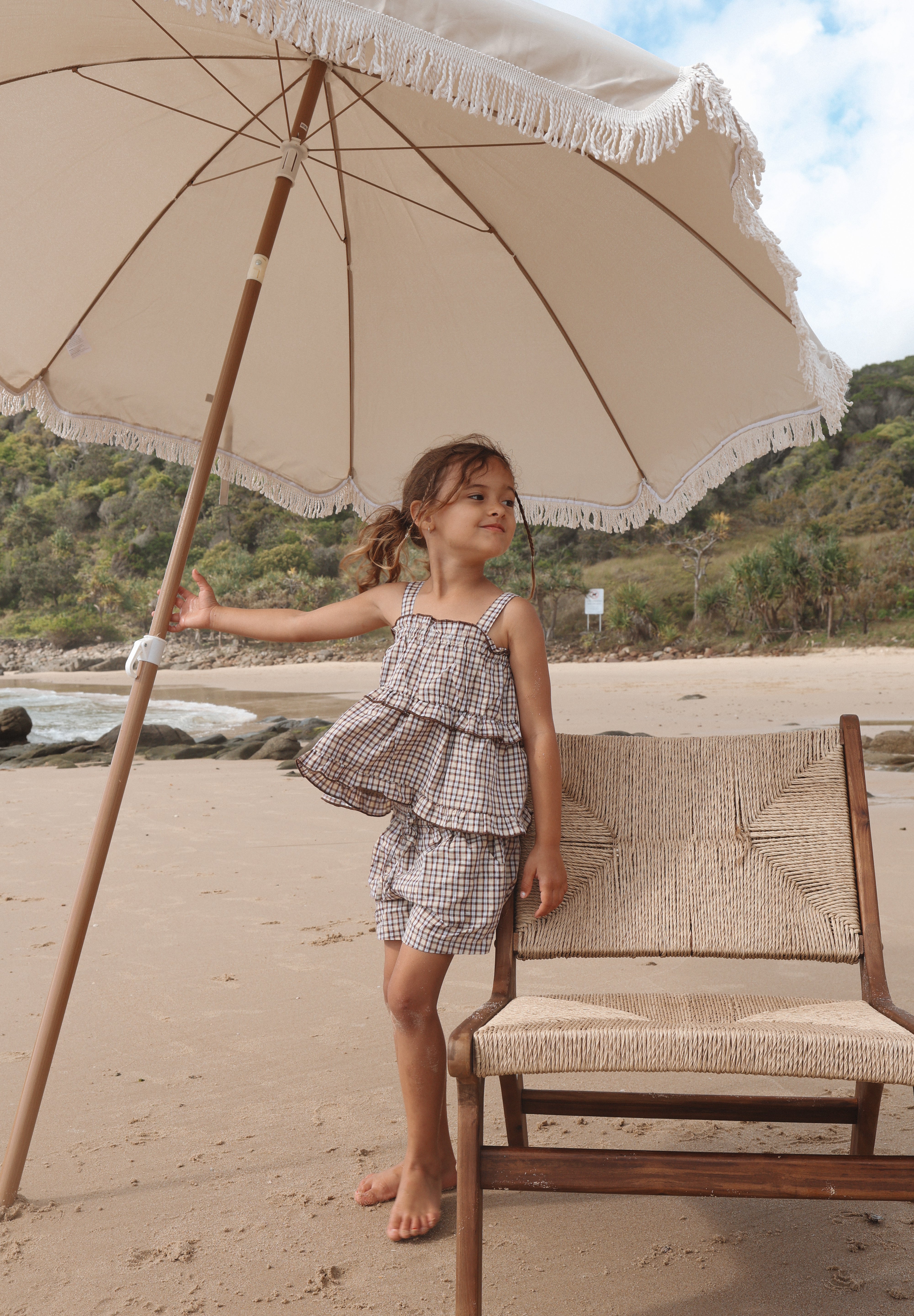 LUCY SINGLET TRUFFLE CHECK