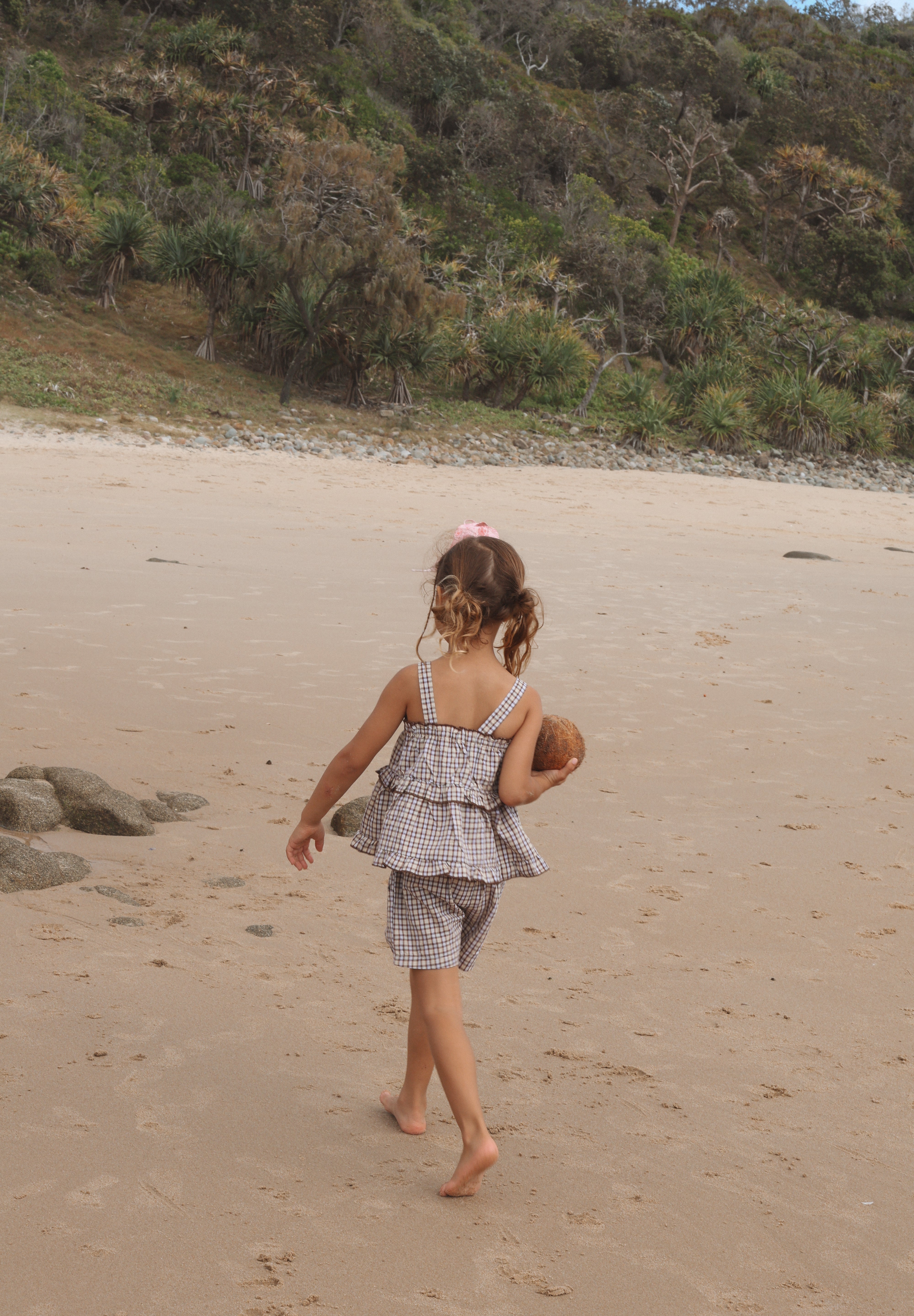 LUCY SINGLET TRUFFLE CHECK