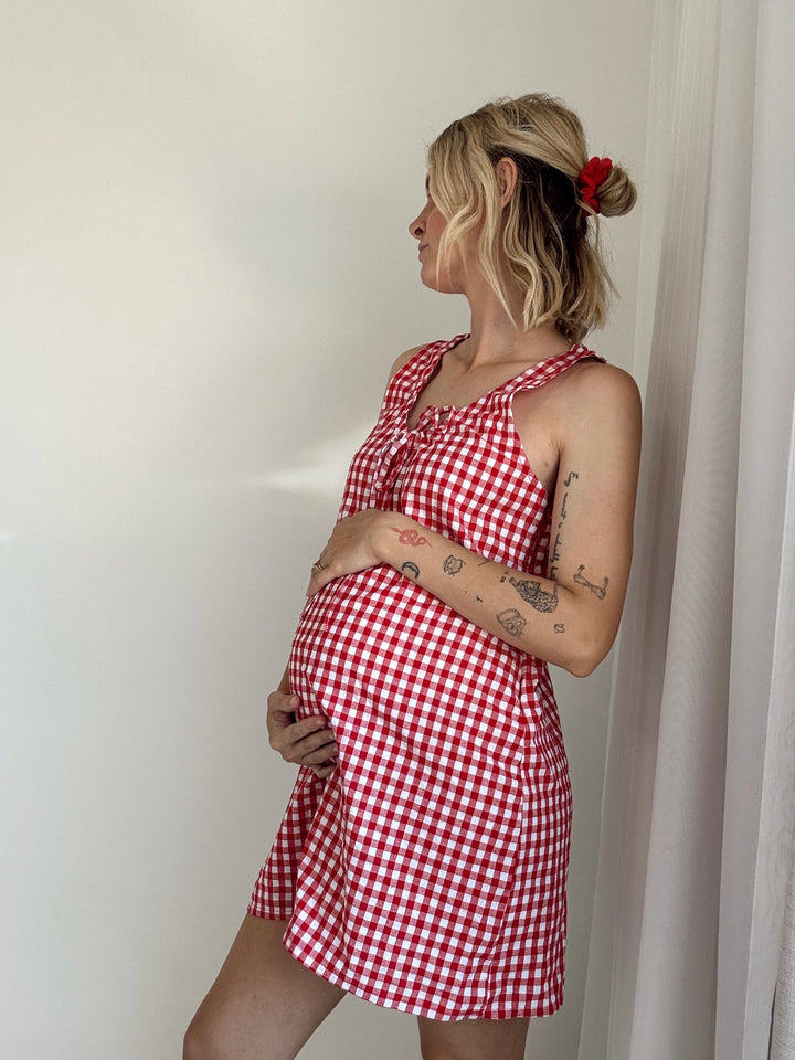 ROMY DRESS | RED GINGHAM (WOMEN'S) - PRE-ORDER MID DECEMBER