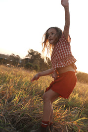 SKORT CRIMSON