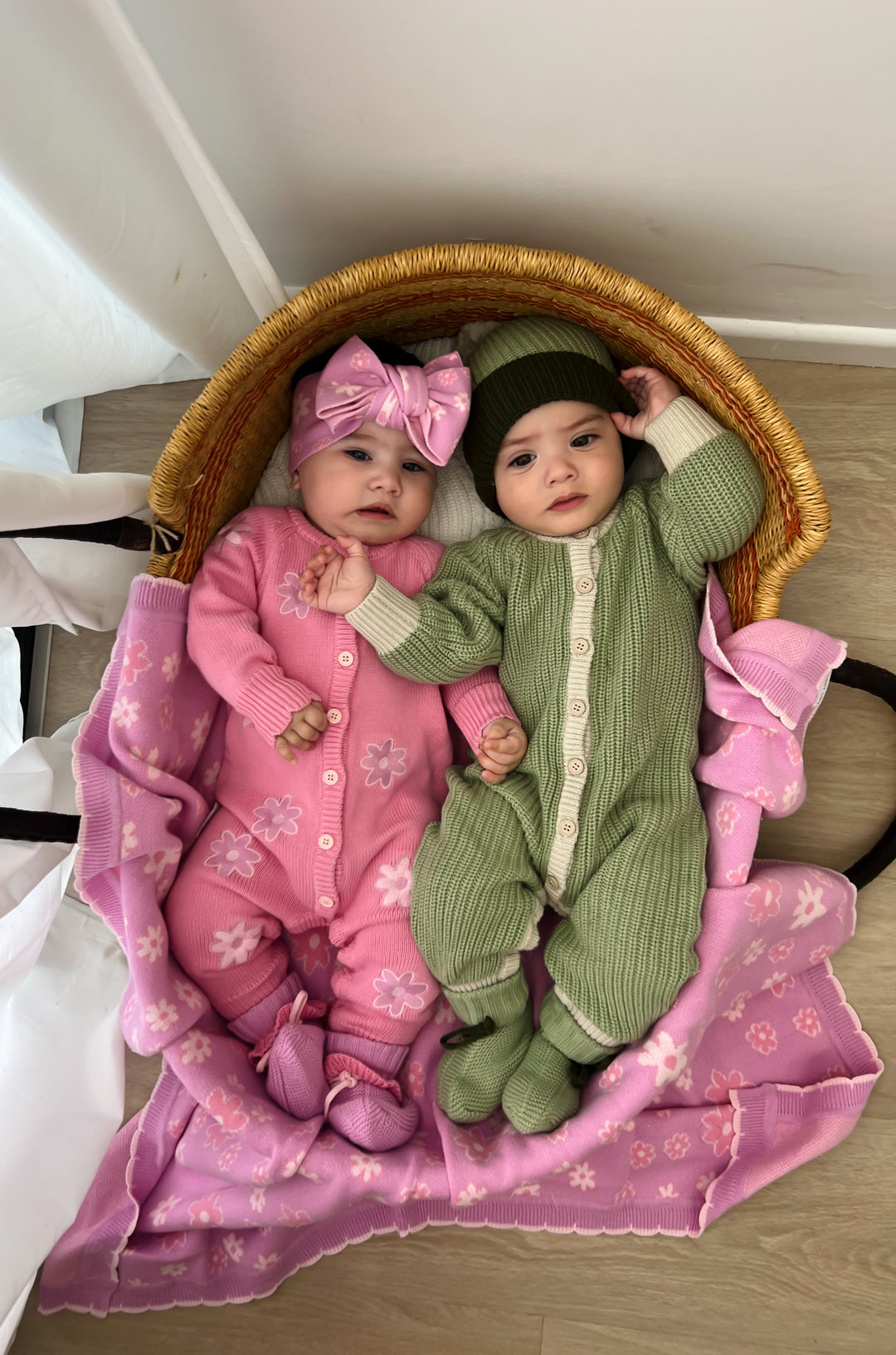 CLASSIC KNIT ROMPER ALOE