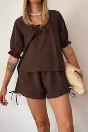 IMOGEN SHORTS TRUFFLE