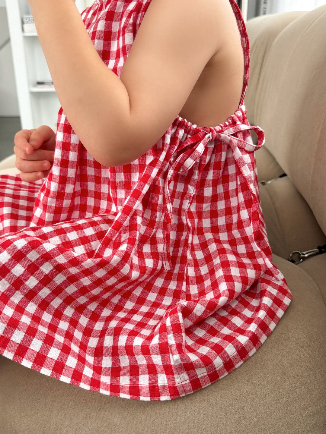 SOFIA DRESS | RED GINGHAM - PRE-ORDER MID DECEMBER