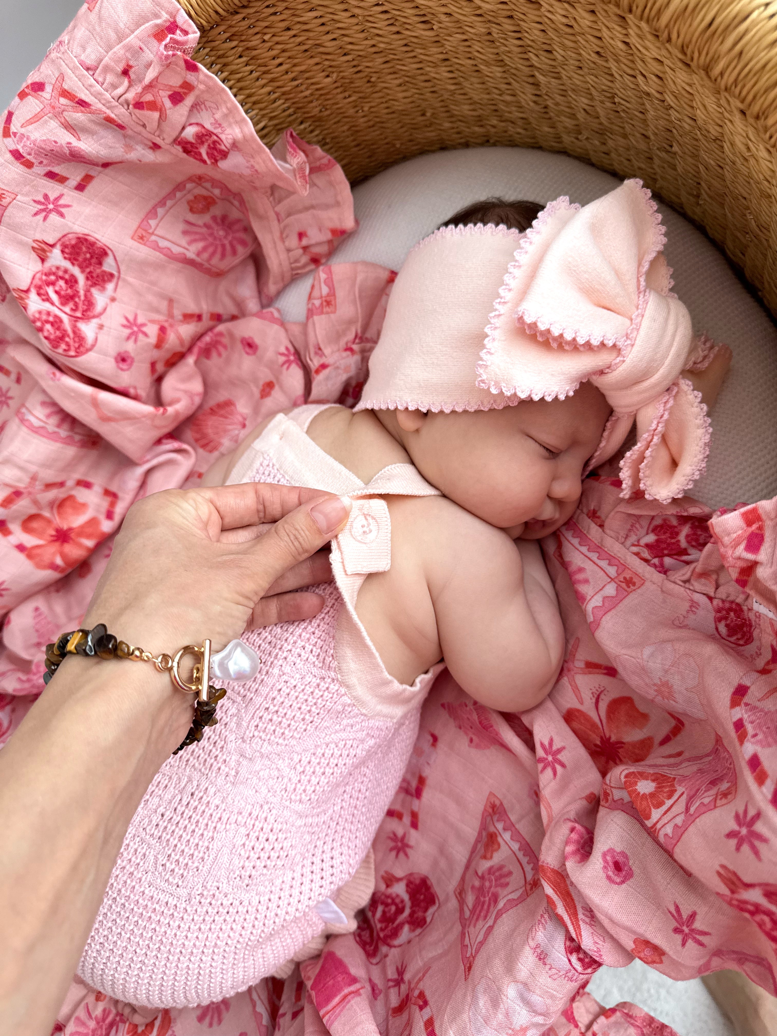 FRILL BODYSUIT HIBISCUS