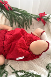 KIKI ROMPER CRIMSON