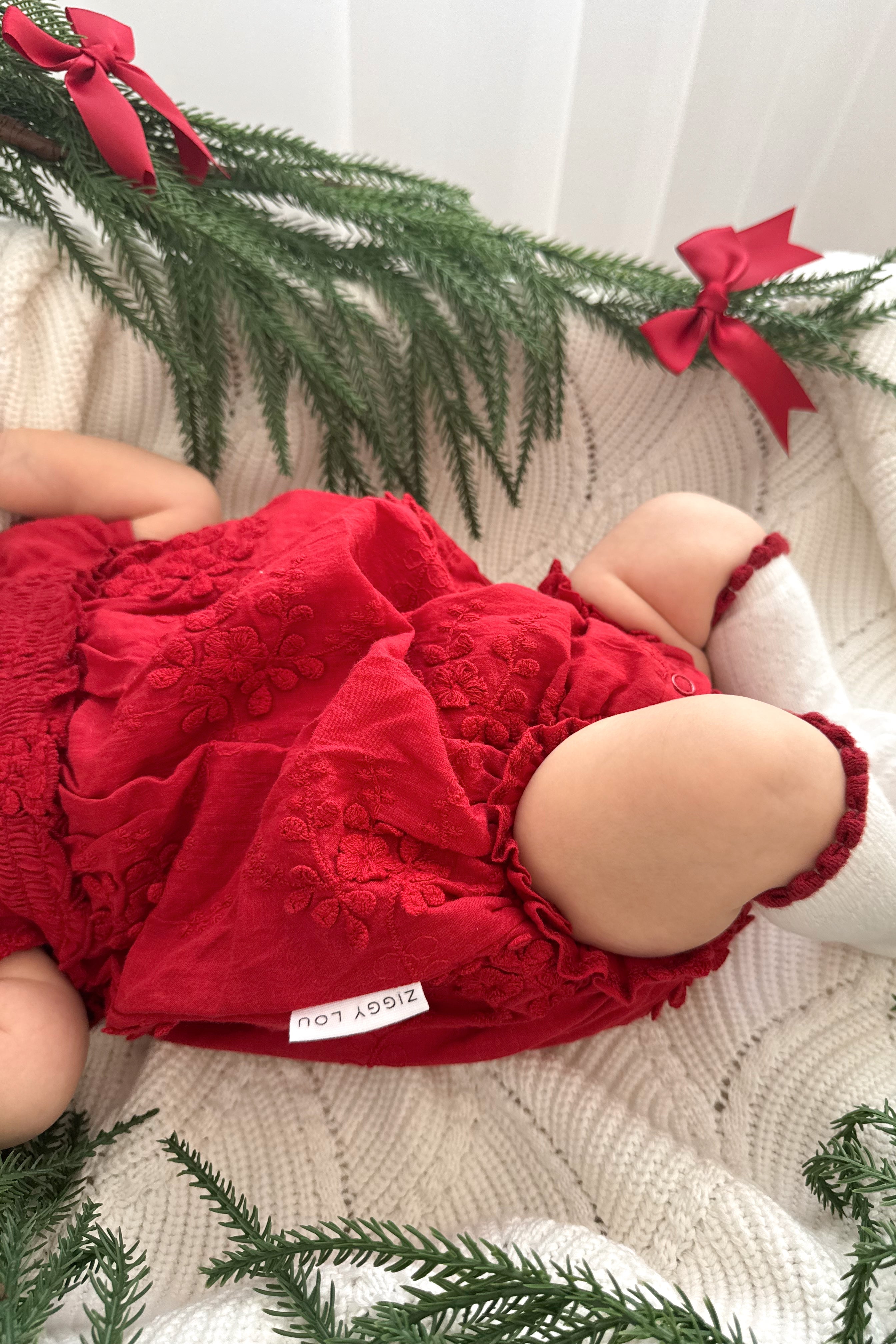 KIKI ROMPER CRIMSON