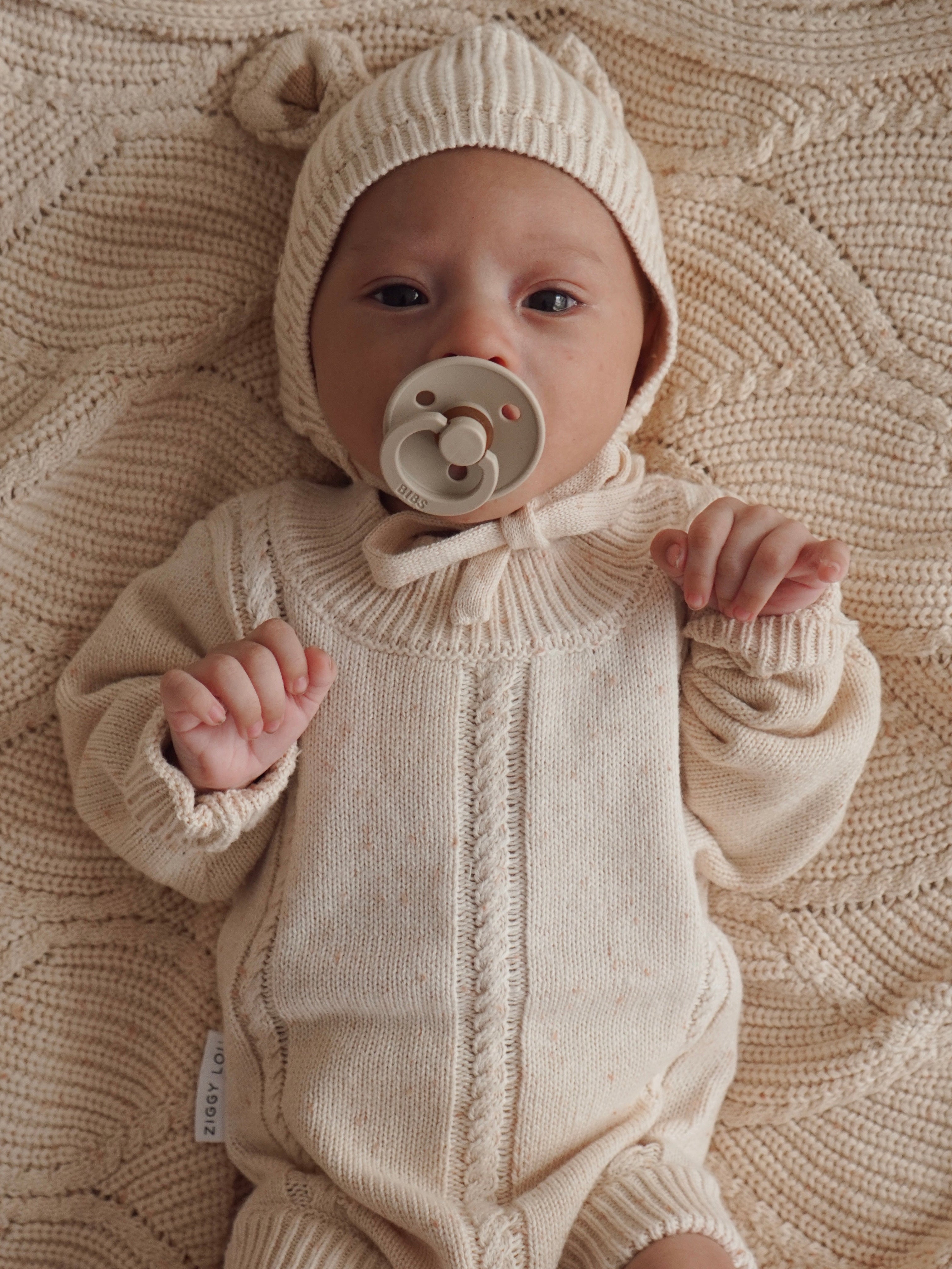 BONNET BISCOTTI FLECK BEAR
