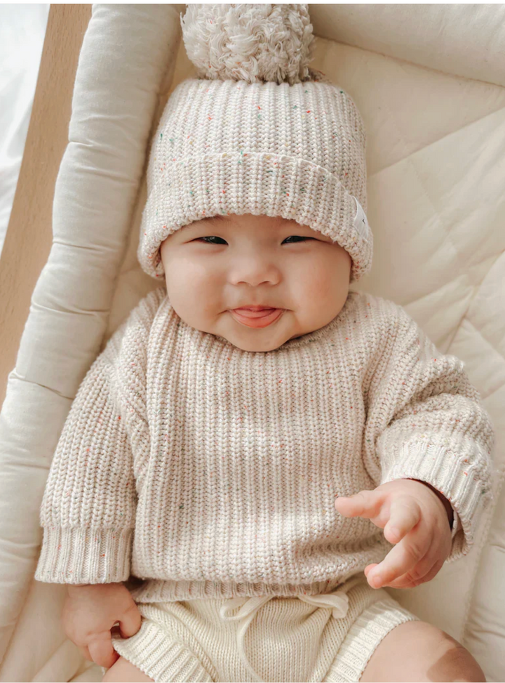 JUMPER OATMEAL FLECK - SECONDS