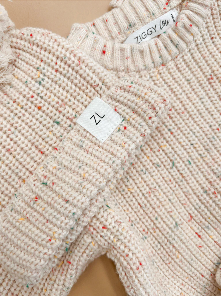 JUMPER OATMEAL FLECK - SECONDS