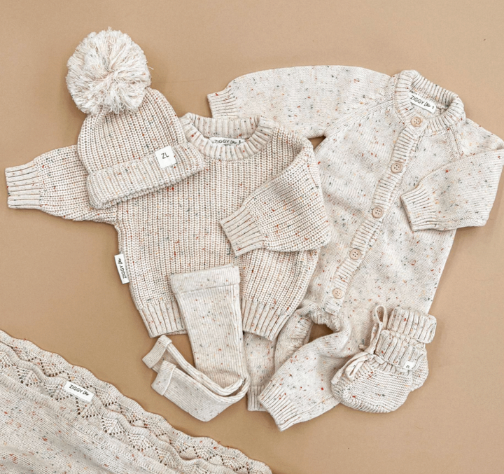 JUMPER OATMEAL FLECK - SECONDS