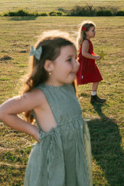 SOFIA DRESS CRIMSON