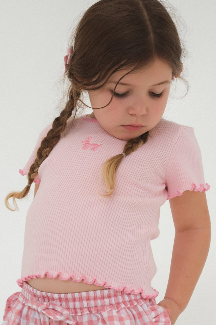 RIBBED TEE | MABEL