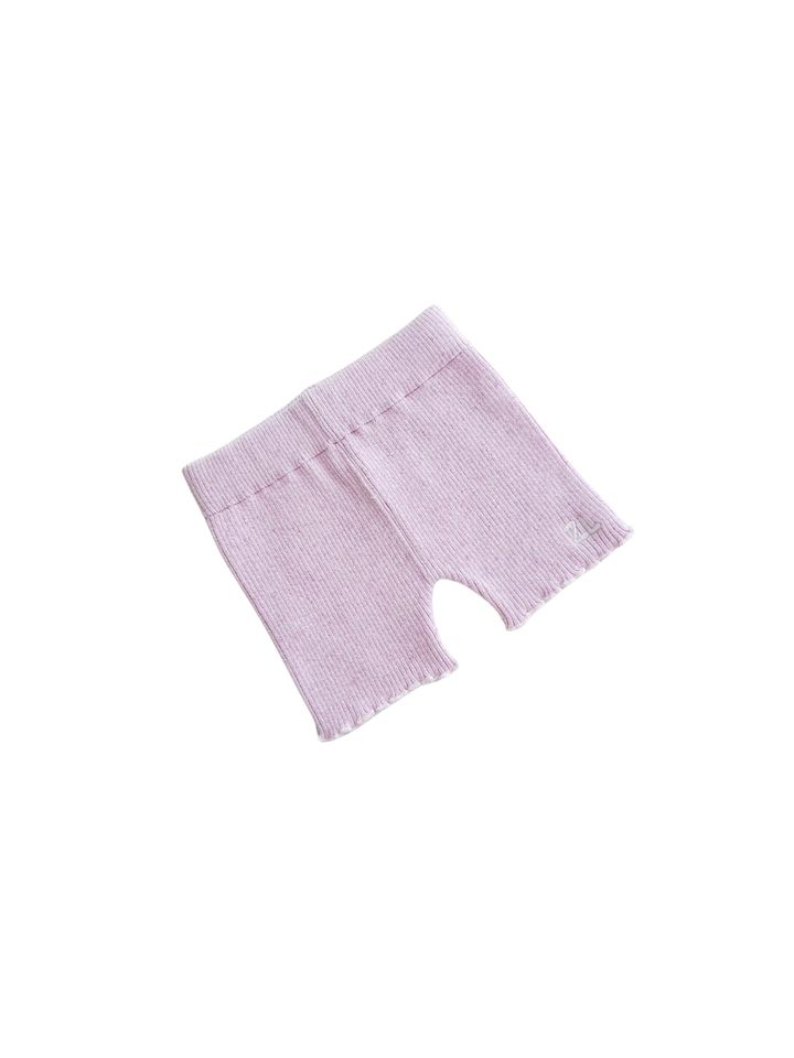 BIKE SHORTS | LILAC FLECK