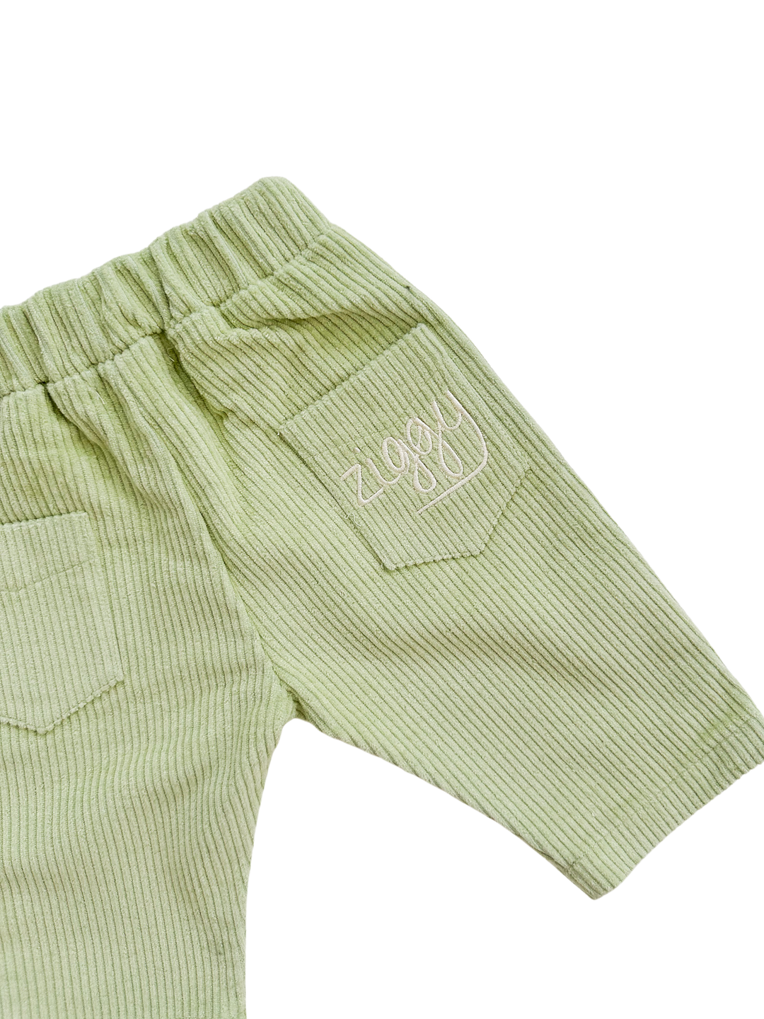 CORD PANTS | LIME