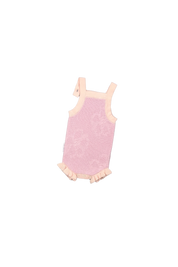 FRILL BODYSUIT HIBISCUS