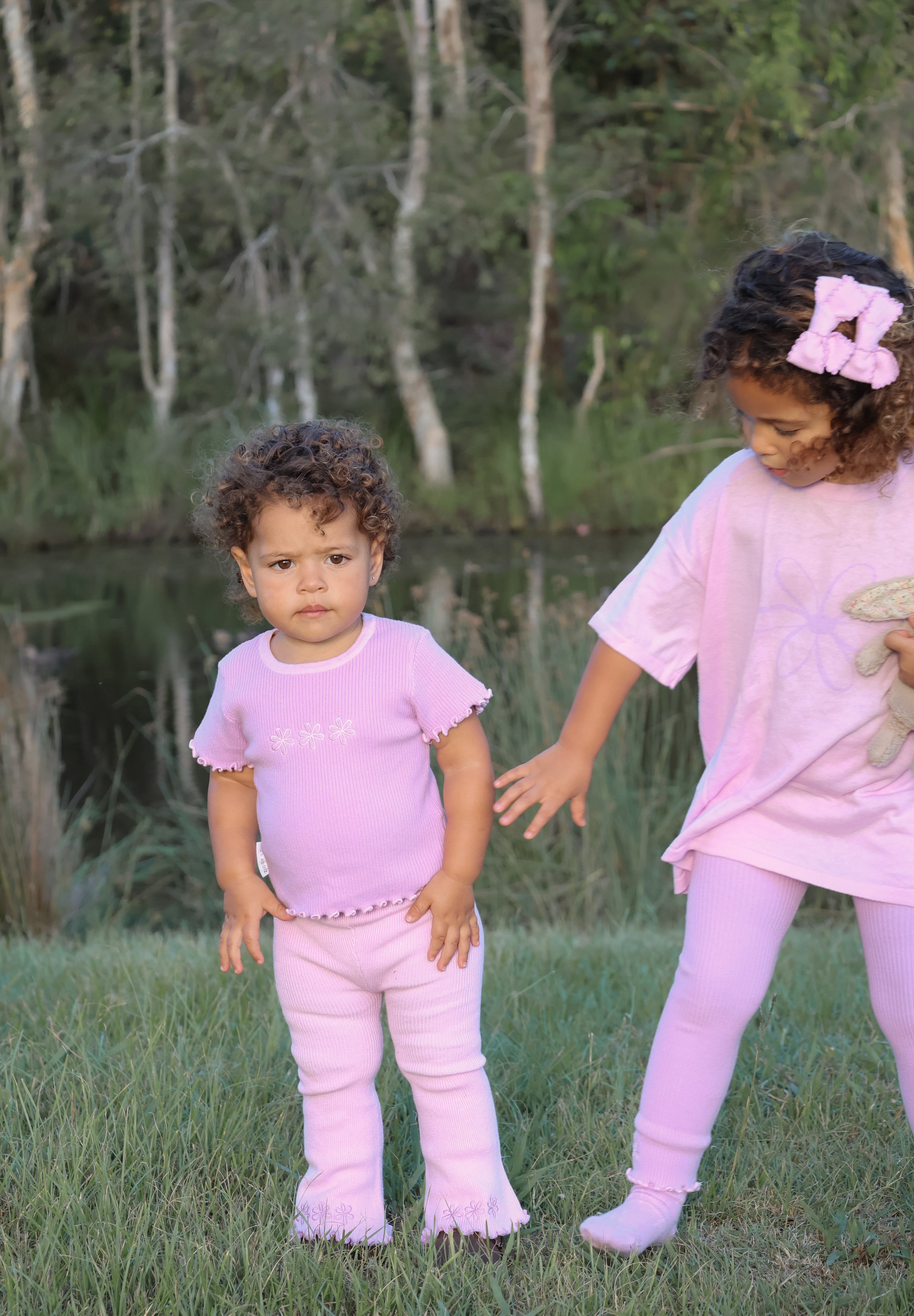 LEGGINGS FLARE LILAC