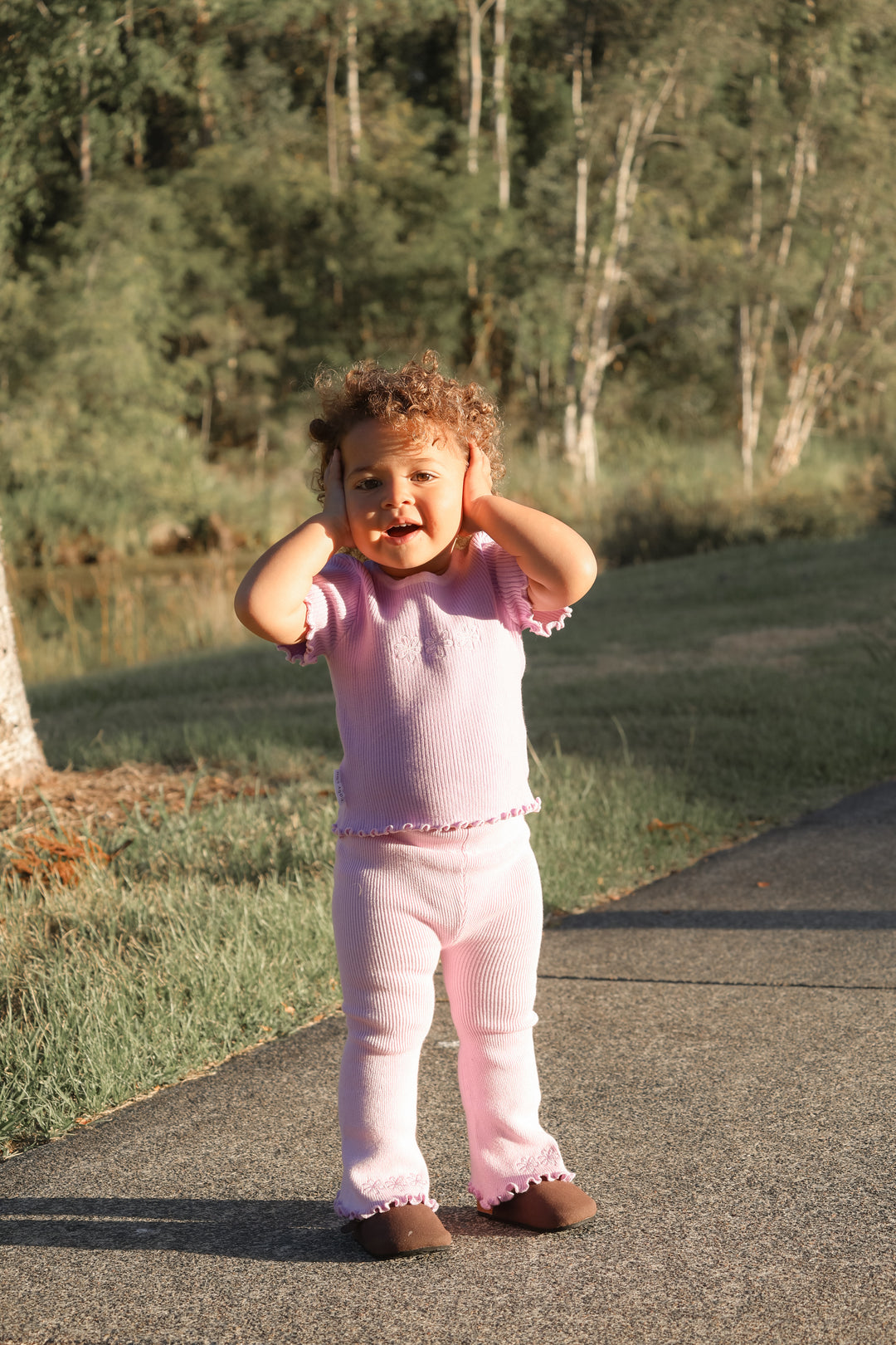 LEGGINGS | FLARE | LILAC