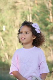 BOWS LILAC LACE