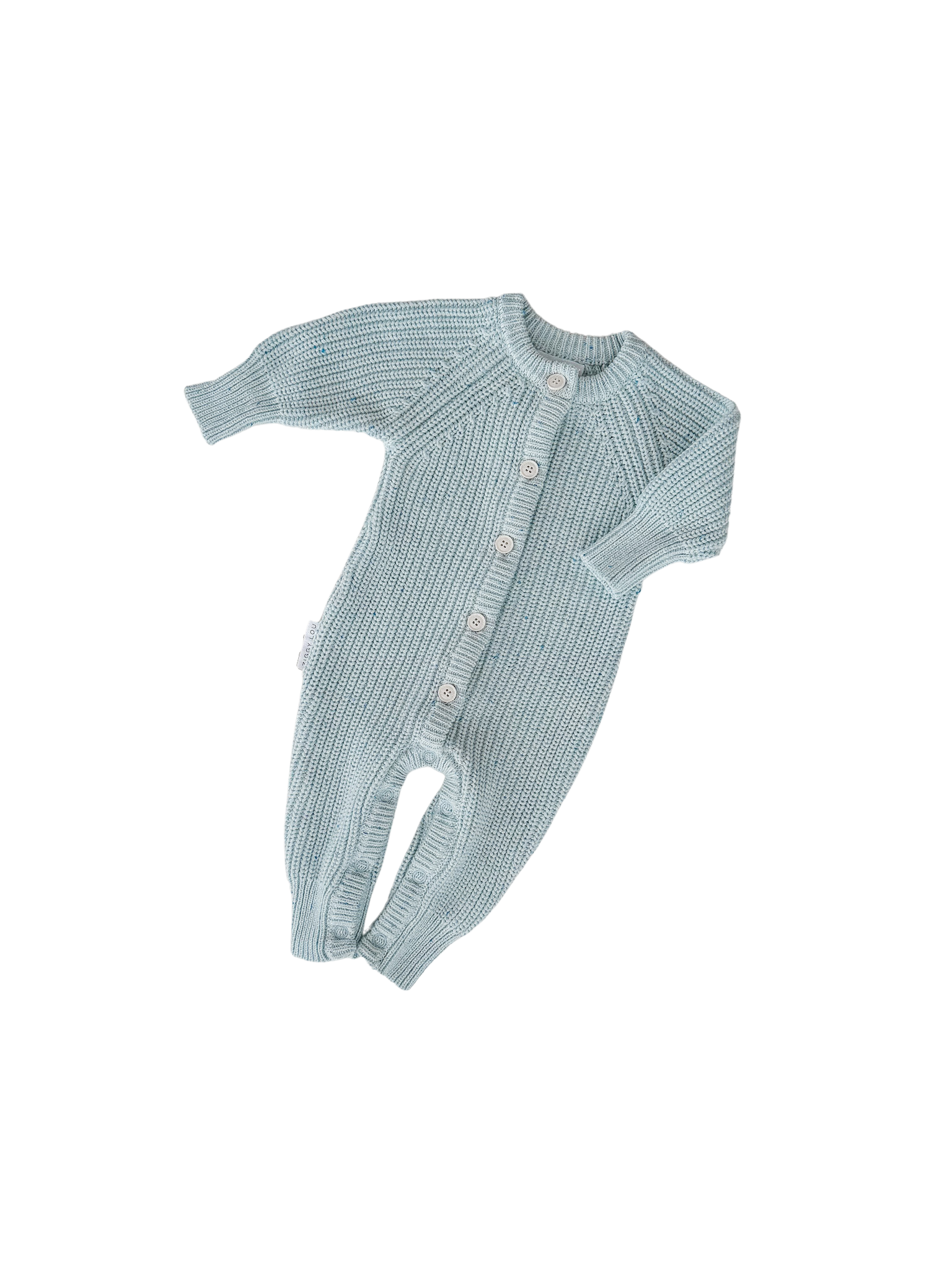 CLASSIC KNIT ROMPER AERO FLECK
