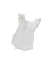 FRILL ROMPER MILK
