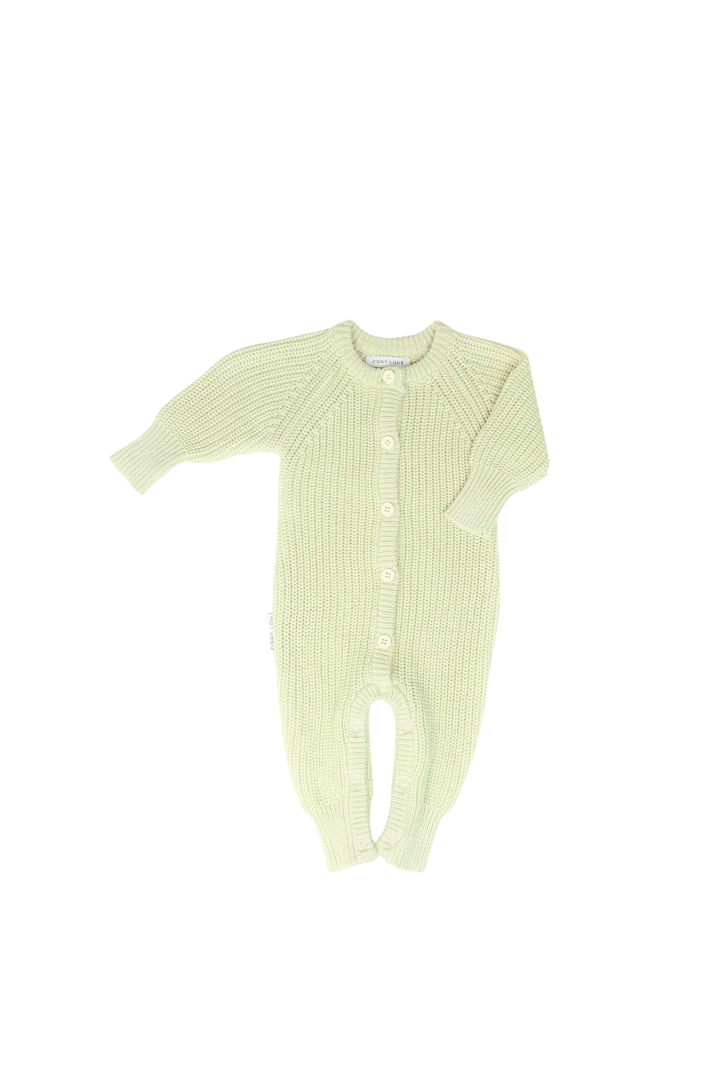 CLASSIC KNIT ROMPER TEA TREE