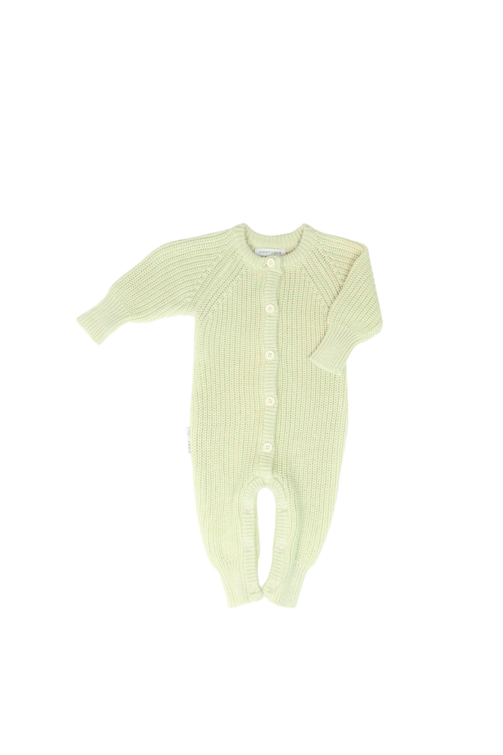CLASSIC KNIT ROMPER TEA TREE
