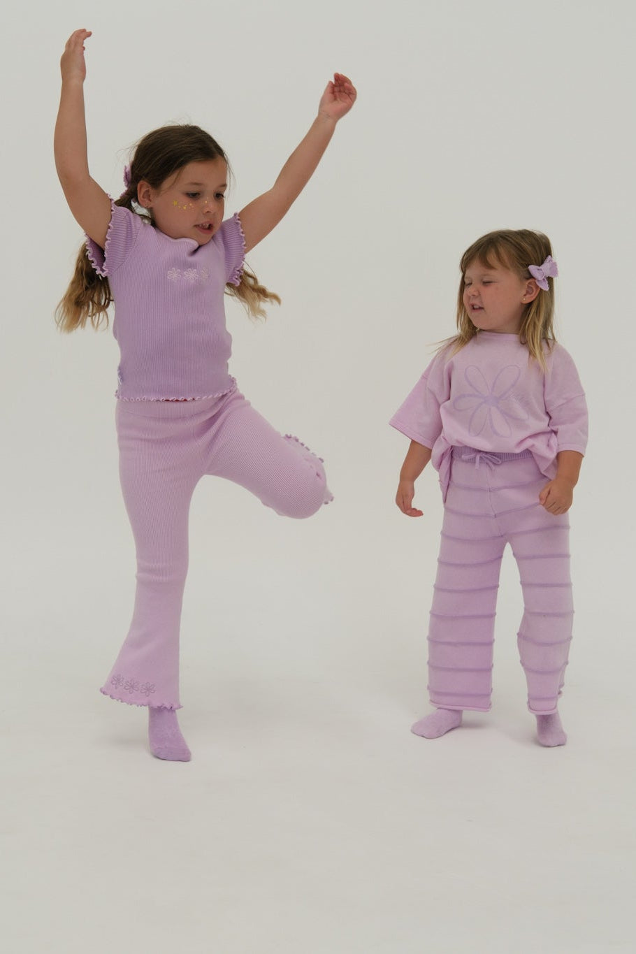 LEGGINGS FLARE LILAC
