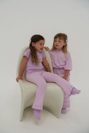 LEGGINGS FLARE LILAC