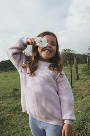JUMPER LAVENDER FLECK