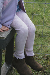 LEGGINGS LAVENDER FLECK