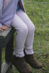 LEGGINGS LAVENDER FLECK