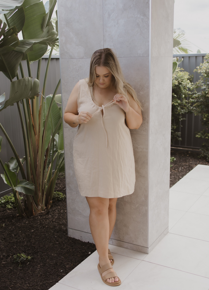 ROMY DRESS | OATMEAL (WOMEN'S)