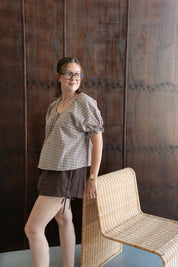 IMOGEN SHORTS TRUFFLE