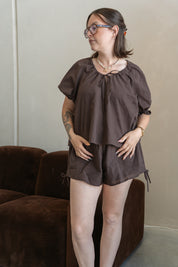 IMOGEN SHORTS TRUFFLE